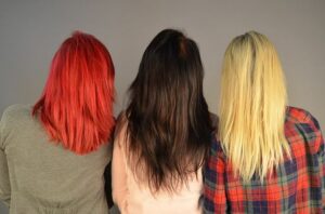Haare färben